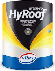 Vitex Hyroof Hybrid Pu Ελαστομερές Ακρυλικό Επαλειφόμενο Στεγανωτικό Πολυουρεθάνης 10lt Λευκό