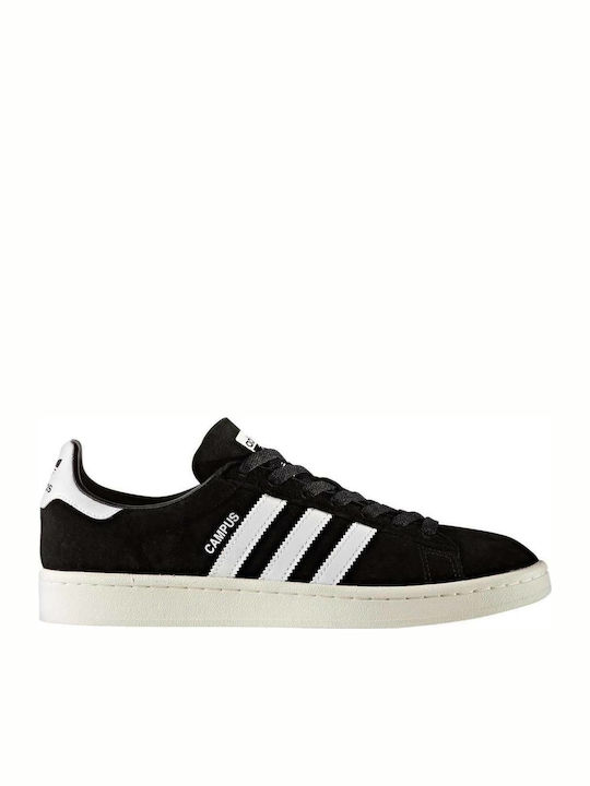 Adidas Campus Ανδρικά Sneakers Core Black / Footwear White / Chalk White