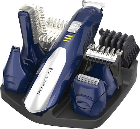 Remington All in One Σετ Επαναφορτιζόμενης Κουρευτικής Μηχανής Μπλε PG6045