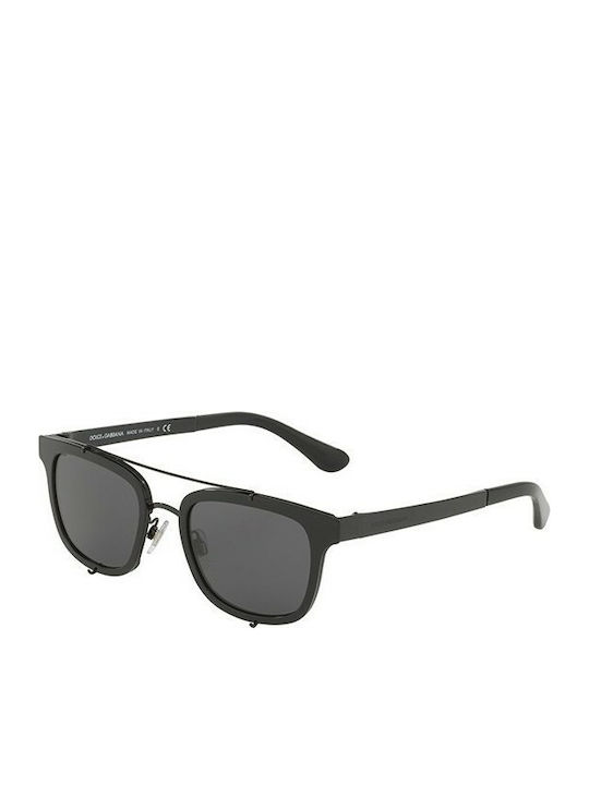 Dolce & Gabbana Men's Sunglasses with Black Plastic Frame and Black Lens DG2175 501/87