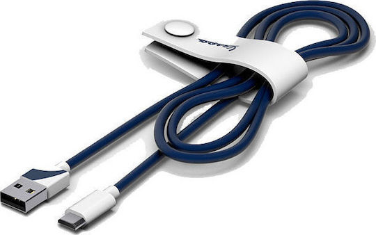 Tribe Regular USB 2.0 to micro USB Cable Μπλε 1.2m (CMR23403)