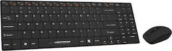 Esperanza EK122K Fără fir Set tastatură și mouse