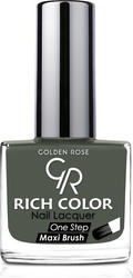 Golden Rose Богат Цвят Гланцов Лак За Нокти Зел...