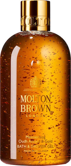 Molton Brown Oudh Accord & Gold Αφρόλουτρο σε Gel με Μέλι & Άρωμα Ξυλώδη 300ml