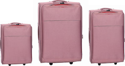 Diplomat The Athens Collection Set of Suitcases Pink Set 3pcs