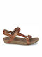 Teva Ysidro Universal Damen Flache Sandalen Sportlich in Tabac Braun Farbe