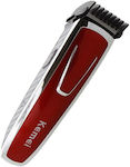 Kemei Professional Rechargeable Hair Clipper Red KM-616A