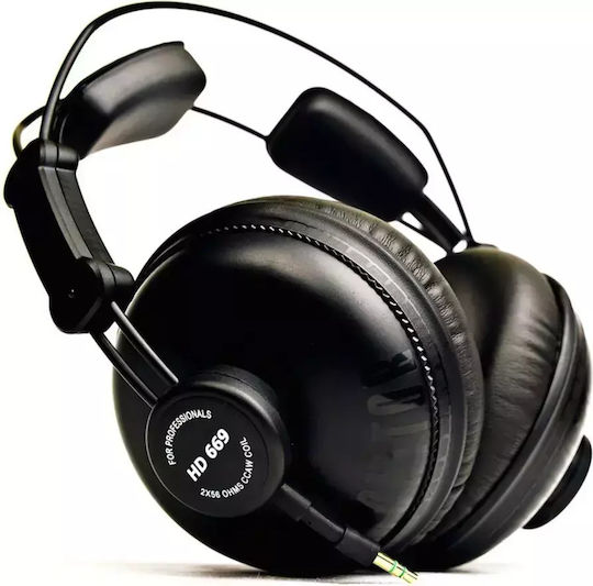 Superlux HD669 Ενσύρματα Over Ear Ακουστικά Μαύρα