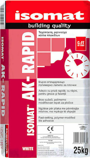 Isomat AK-Rapid Tile Adhesive White 25kg