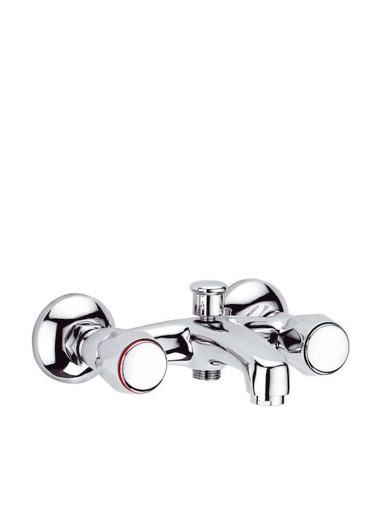 Clever Guayama Bade- / Duscharmatur Badewanne Silber
