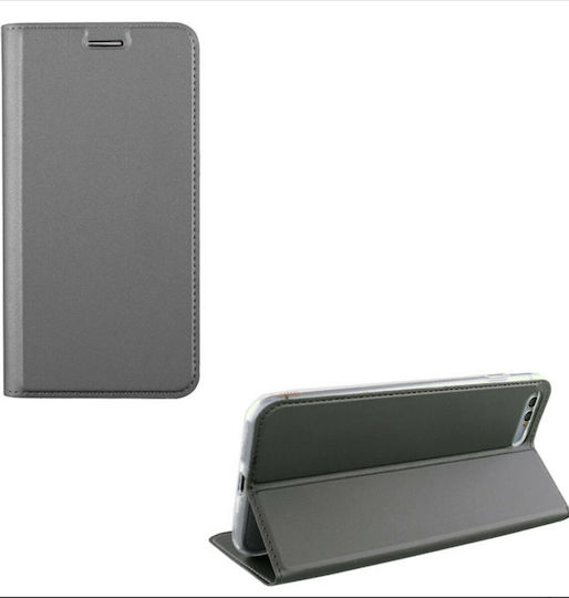 Idol 1991 Prime Magnet Book Synthetic Leather Gray (Galaxy S8)