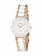 Jacques Lemans Jacques Lemans Women's Watch Battery with Pink Gold Metal Strap