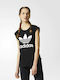 Adidas Trefoil Women's Blouse Sleeveless Black