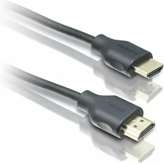 Philips HDMI 1.4 Hochgeschwindigkeits 1080p 120Hz Kabel HDMI-Stecker - Micro-HDMI-Buchse 1,5m Schwarz