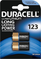 Duracell Ultra Μπαταρίες Λιθίου CR123A 3V 2τμχ
