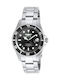Invicta Pro Diver Herrenuhr 37.5mm Batterie mit Silber Metallarmband