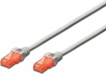 Digitus U/UTP Cat.6 Ethernet Network Cable 3m Gray 1pcs
