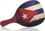 My Morseto Fashion Cuba Flag Beach Racket 400gr with Straight Handle Red