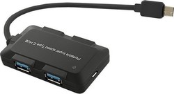 Qoltec USB Hub 4 Θυρών (USB-C) 50502