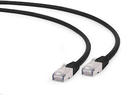 Cablexpert S/FTP Cat.6a Cablu de rețea Ethernet 1m Negru