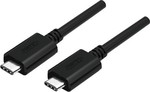 Unitek USB 3.0 Cable USB-C male - USB-C male Black 1m (Y-C477BK)