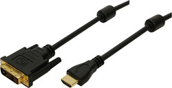 LogiLink Kabel DVI-D-Stecker - HDMI-Stecker 2m Schwarz (CH0004)