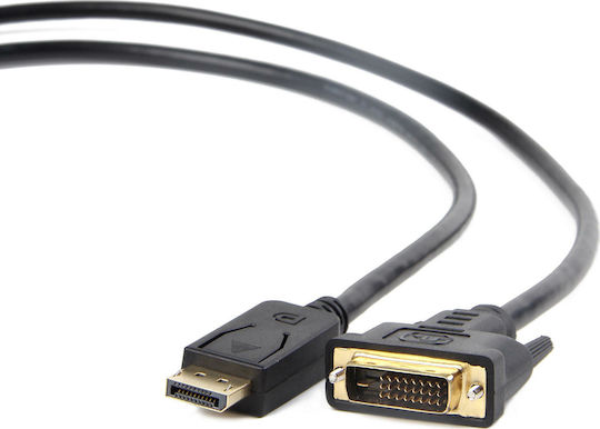 Cablexpert 1.8m DVI-D male to DisplayPort male Cable Black (CC-DPM-DVIM-6)