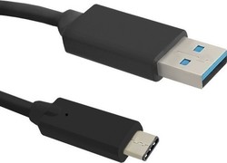 Qoltec USB 3.0 USB-C masculin - USB-A 0.25m (50420)