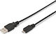 Digitus Редовна USB 2.0 до микро USB кабел Черен 1м (AK-300127-010-S) 1бр