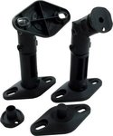 Maclean Energy Speaker Stands MC-528 in Black Color MC528