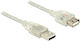 DeLock 1m USB 2.0 Cable A-Male to A-Female Whit...