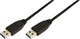LogiLink USB 2.0 Кабел USB-A мъжки - USB-A мъжки Черен 1м CU0038