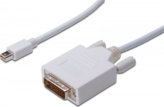 Digitus Kabel DVI-D-Stecker - Mini-DisplayPort-Stecker 2m Weiß (AK-340305-020-W)