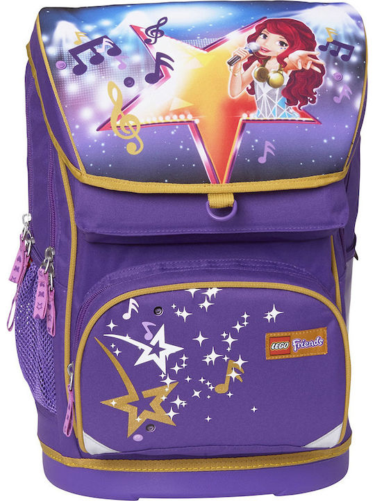 Lego Maxi Friends Popstar Schulranzen Rucksack Grundschule, Grundschule in Lila Farbe 25Es