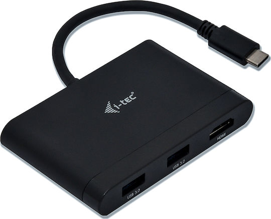 i-tec Μετατροπέας USB-C male σε HDMI / USB-A female 1τμχ C31DTPDHDMI