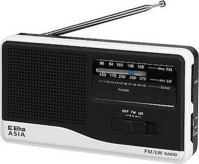 Eltra Asia Tragbares Radio Weiß