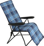 Escape Sunbed-Armchair Beach with Reclining 6 Slots Blue