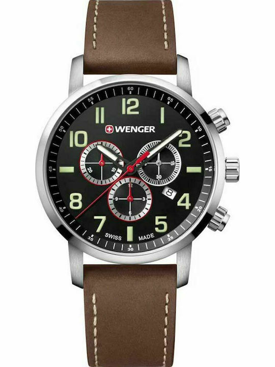 Wenger Attitude Men's Watch 44mm Chronograph Ba...