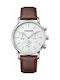 Wenger Urban Battery Chronograph Watch with Leather Strap Brown