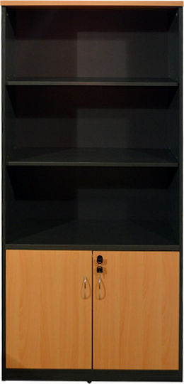 Bibliotecă Abelina Frasin 80x39x180 cm