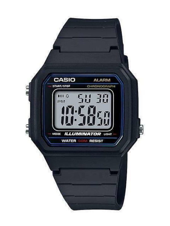 Casio Digital Men's Watch 41mm Battery with Bla...