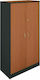 Ξύλινη Ντουλάπα Γραφείου με Κλειδαριά Κερασί 80x40x172cm