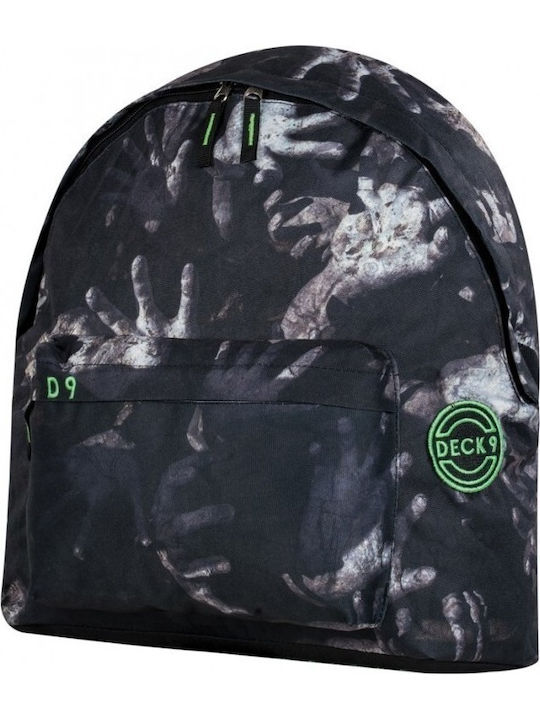 Deck 9 Art Schulranzen Rucksack Junior High-High School in Gray Farbe 20Es