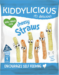 Kiddylicious Cheesy Straws with Τυρί Flavour Sugar Free 12gr for 9+ months