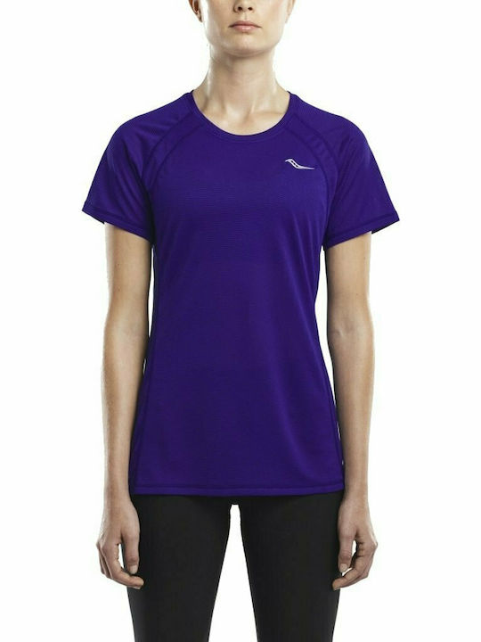 Saucony Hydralite Short Sleeve Athletic Women's T-Shirt Purple SA81538-LAK