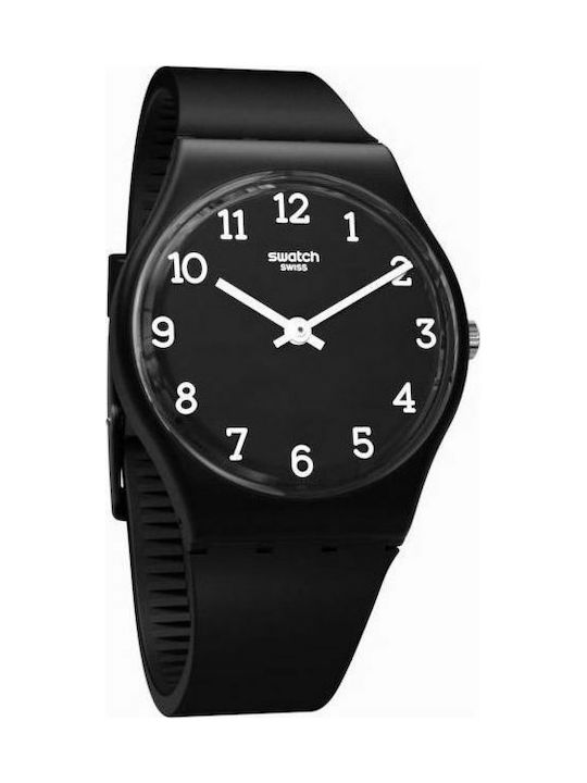 Swatch Blackway Ceas cu Negru Curea de Cauciuc