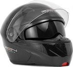 Zen ZN-301 Black Motorradhelm Aufklappbar ECE 2...