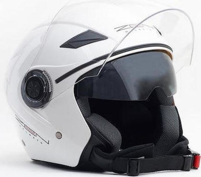 Zen ZN-105 Jet Helmet White