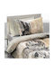 Saint Clair Sheet Set Single Cotton 3pcs Motocross Beige 160x250cm