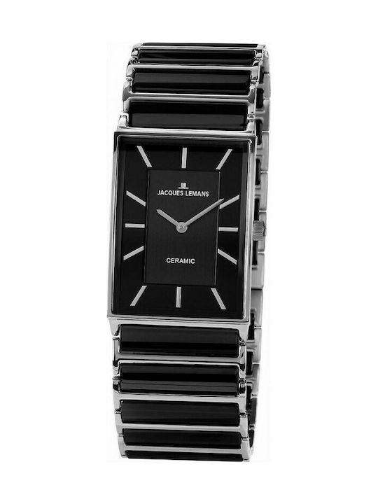 Jacques Lemans Watch with Black Metal Bracelet 1-1651A